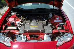 Red 1999 Chevrolet Camaro Z28 - Engine
